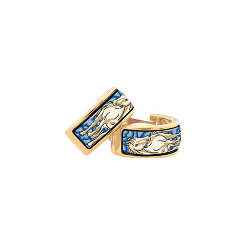 FREYWILLE Best friend collection - fire enamel, handcrafted horse theme earrings.