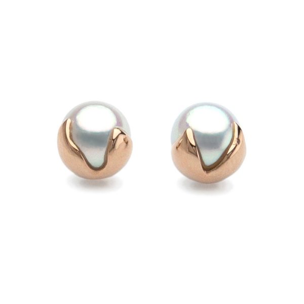 Japanese Akoya pearls earrings